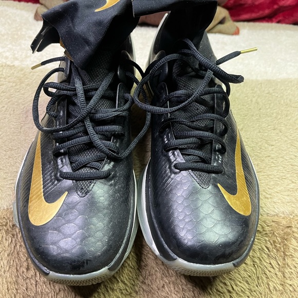 KD Nike elite 8 “away” black/gold size 10 - Picture 1 of 9